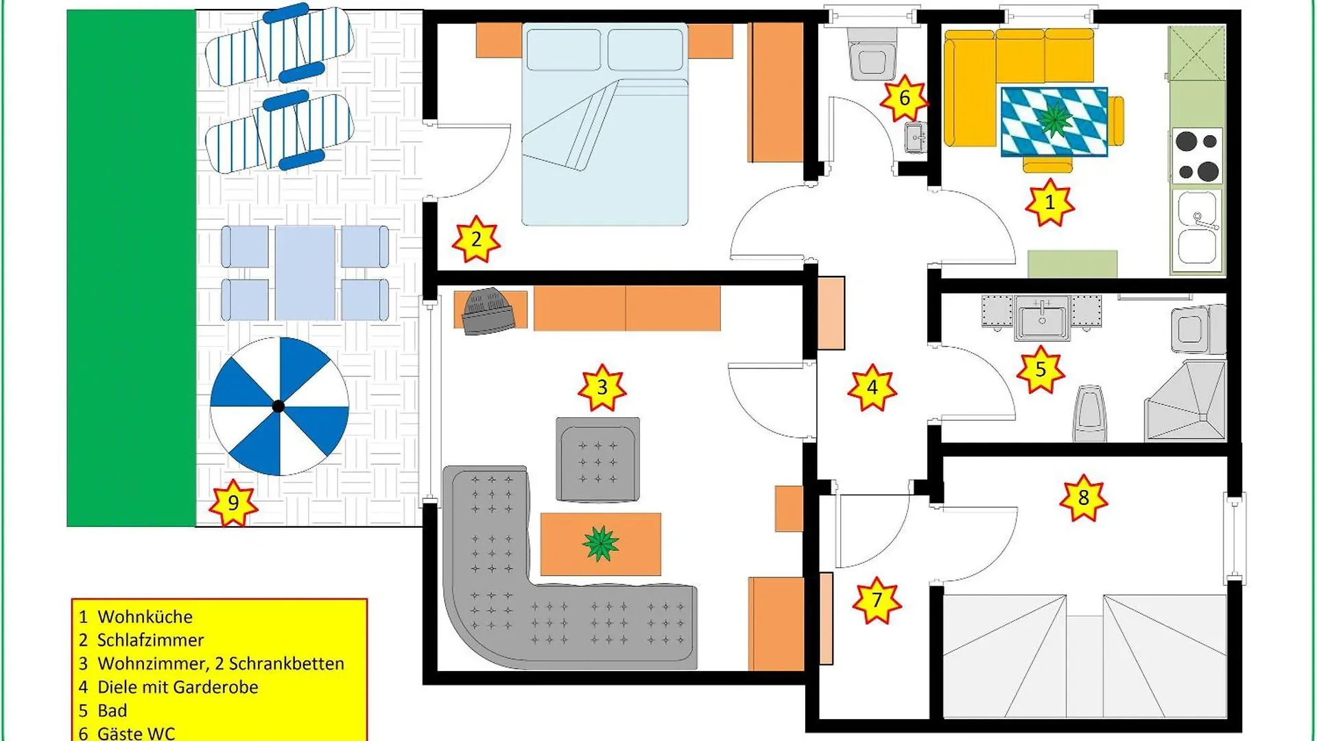 Appartamento Ferienwohnung Bauer Arnbruck Germania